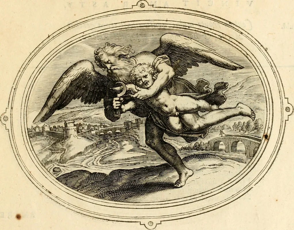 An illustration from Les emblemes de l'amour humain, 1667, leaf 256