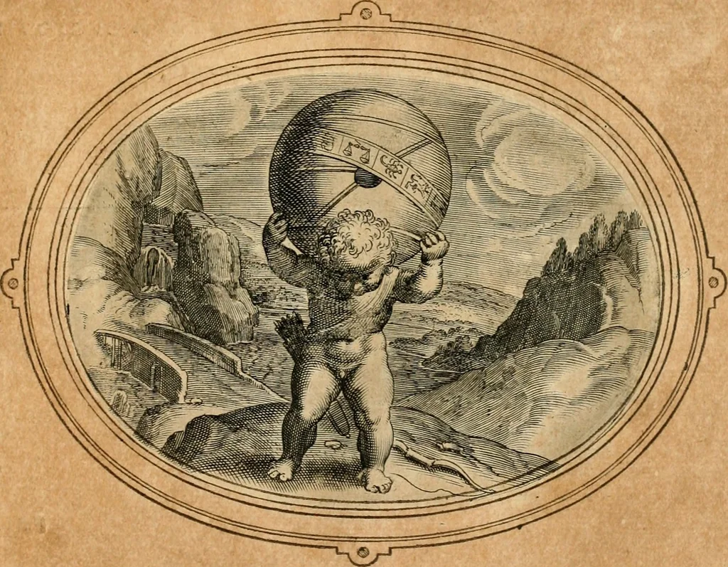 An illustration from Les emblemes de l'amour humain, 1667, leaf 56