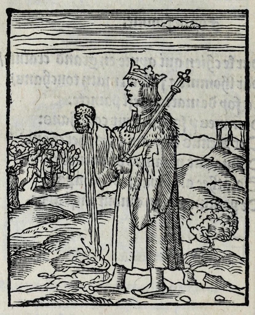 An illustration from Les emblemes de maistre Andre Alciat, mis en rime francoyse, [et] puis nagueres reimprime auec curieuse correction, 1539, leaf 150
