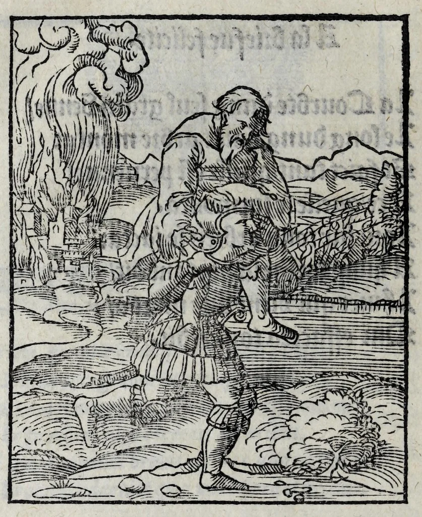 An illustration from Les emblemes de maistre Andre Alciat, mis en rime francoyse, [et] puis nagueres reimprime auec curieuse correction, 1539, leaf 166