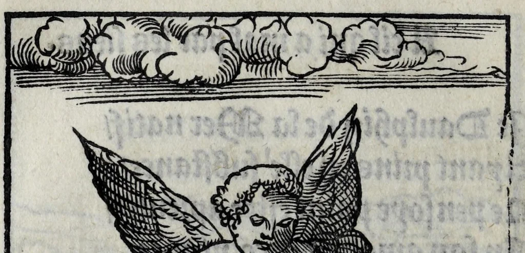 An illustration from Les emblemes de maistre Andre Alciat, mis en rime francoyse, [et] puis nagueres reimprime auec curieuse correction, 1539, leaf 180
