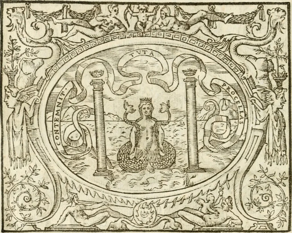 An illustration from Le sententiose imprese ; et, Dialogo, 1560, leaf 109