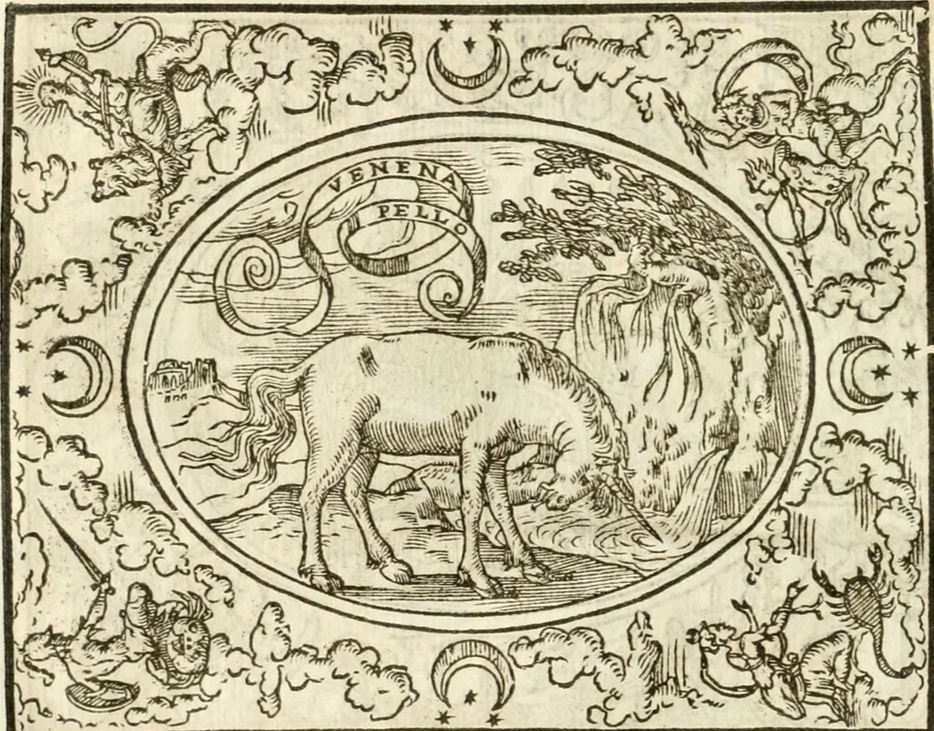 An illustration from Le sententiose imprese ; et, Dialogo, 1560, leaf 111