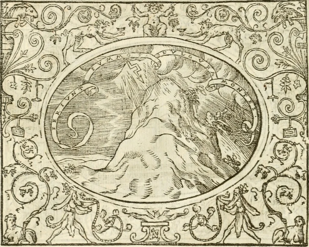 An illustration from Le sententiose imprese ; et, Dialogo, 1560, leaf 113