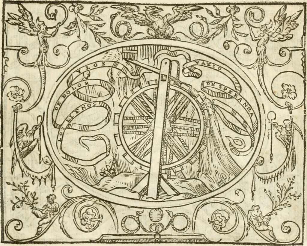 An illustration from Le sententiose imprese ; et, Dialogo, 1560, leaf 114