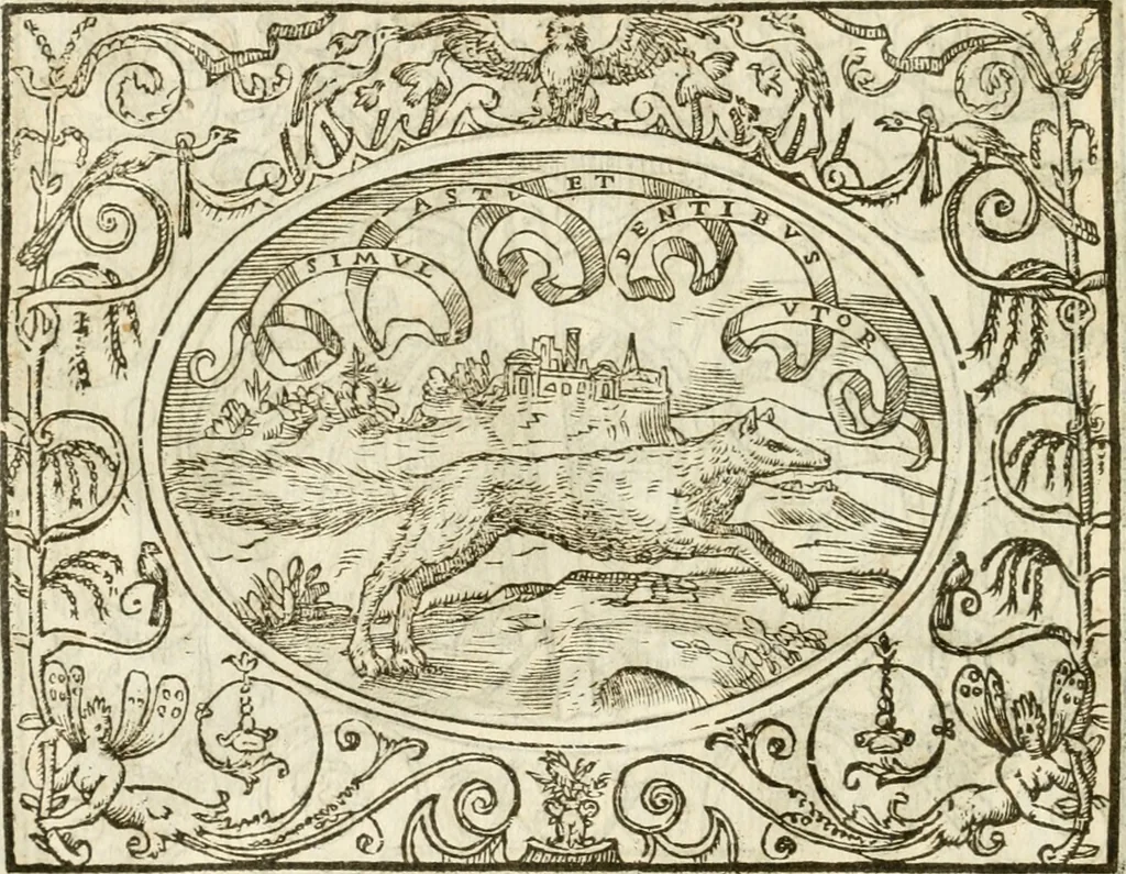 An illustration from Le sententiose imprese ; et, Dialogo, 1560, leaf 115