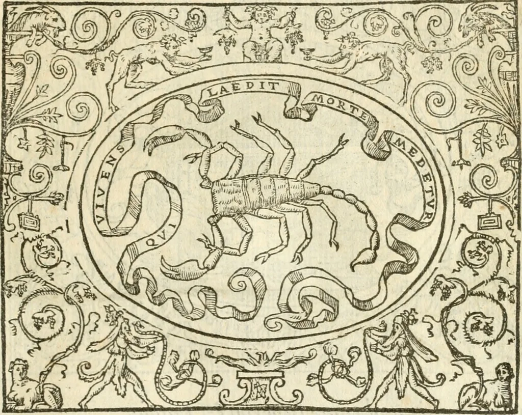 An illustration from Le sententiose imprese ; et, Dialogo, 1560, leaf 122