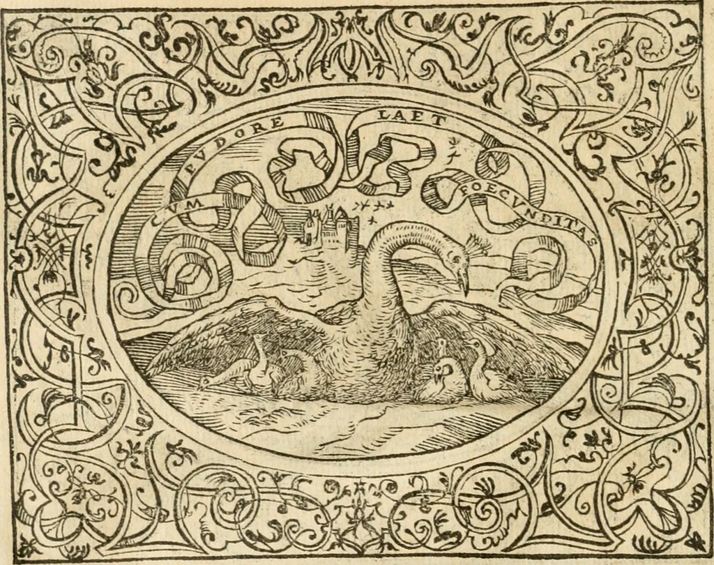 An illustration from Le sententiose imprese ; et, Dialogo, 1560, leaf 127