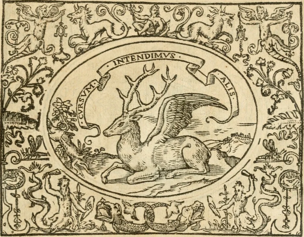 An illustration from Le sententiose imprese ; et, Dialogo, 1560, leaf 130