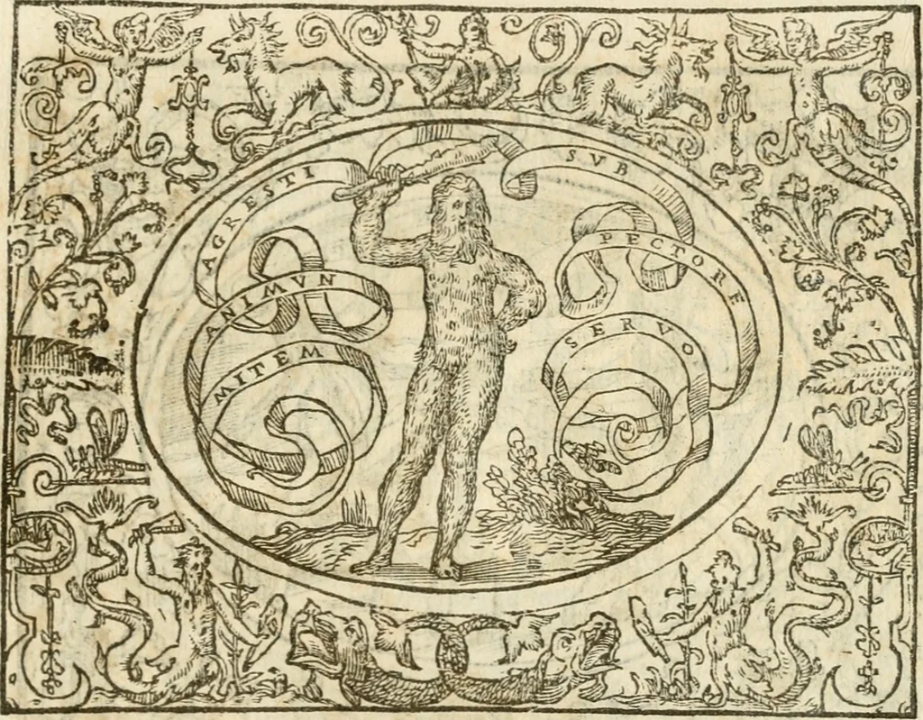 An illustration from Le sententiose imprese ; et, Dialogo, 1560, leaf 134