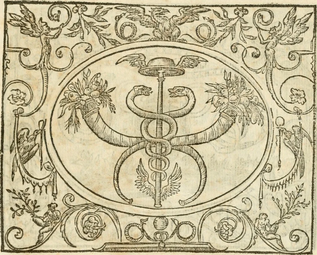 An illustration from Le sententiose imprese ; et, Dialogo, 1560, leaf 138