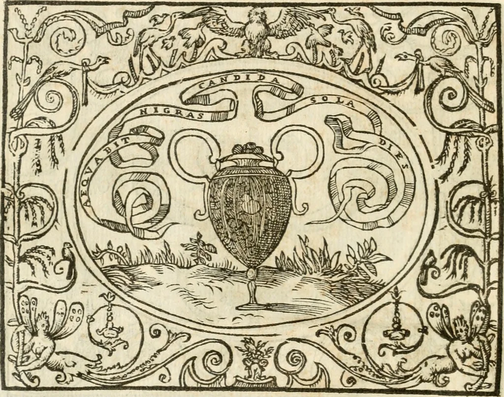 An illustration from Le sententiose imprese ; et, Dialogo, 1560, leaf 139