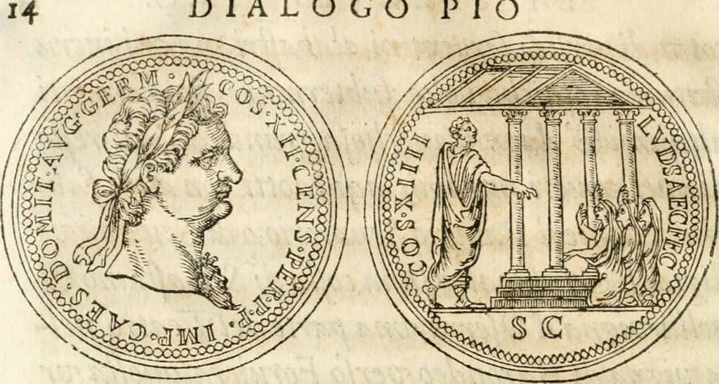 An illustration from Le sententiose imprese ; et, Dialogo, 1560, leaf 161