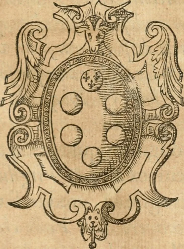 An illustration from Le sententiose imprese ; et, Dialogo, 1560, leaf 188