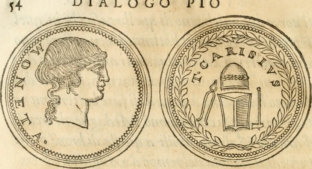 An illustration from Le sententiose imprese ; et, Dialogo, 1560, leaf 201