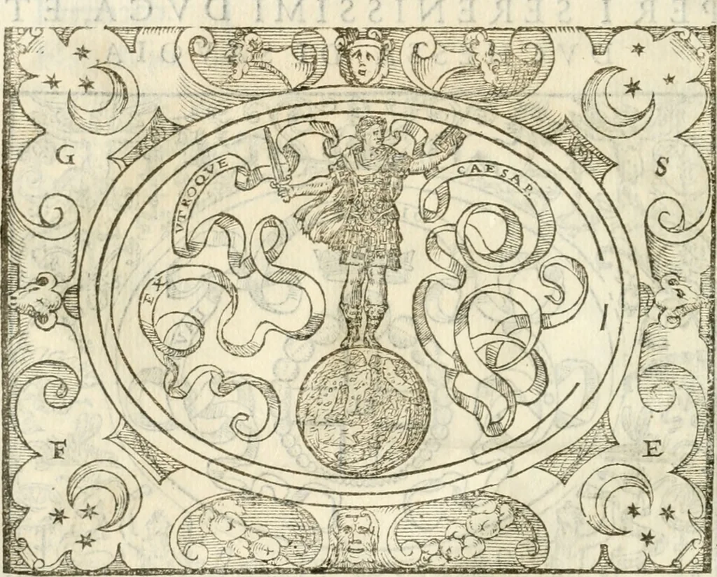 An illustration from Le sententiose imprese ; et, Dialogo, 1560, leaf 21