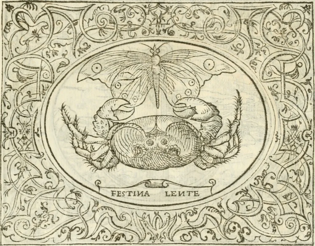 An illustration from Le sententiose imprese ; et, Dialogo, 1560, leaf 22