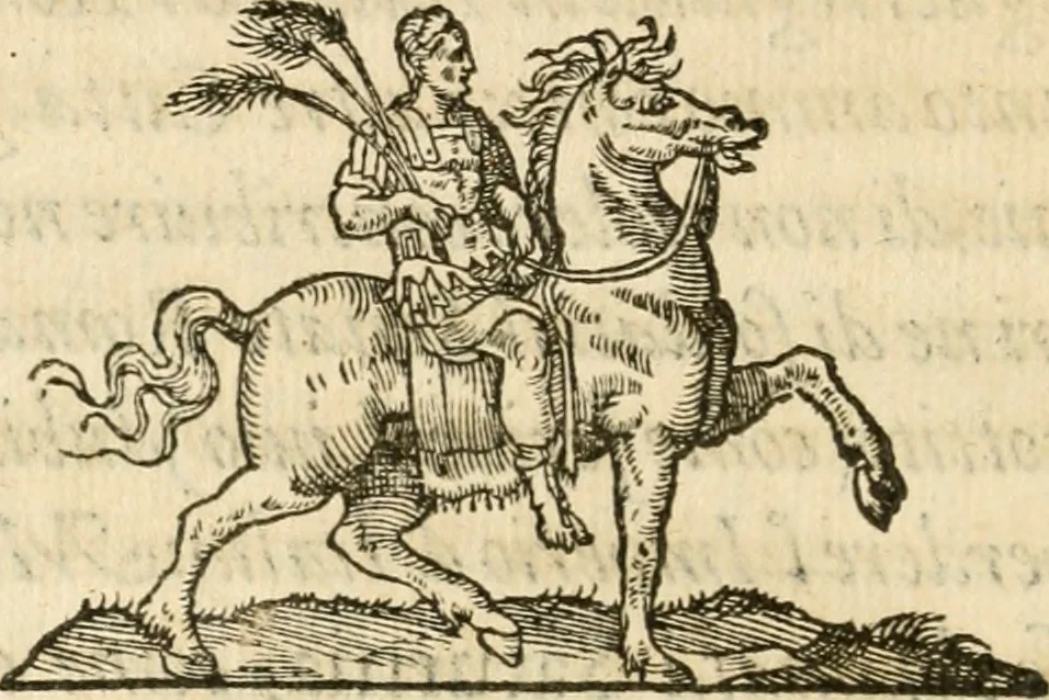 An illustration from Le sententiose imprese ; et, Dialogo, 1560, leaf 221