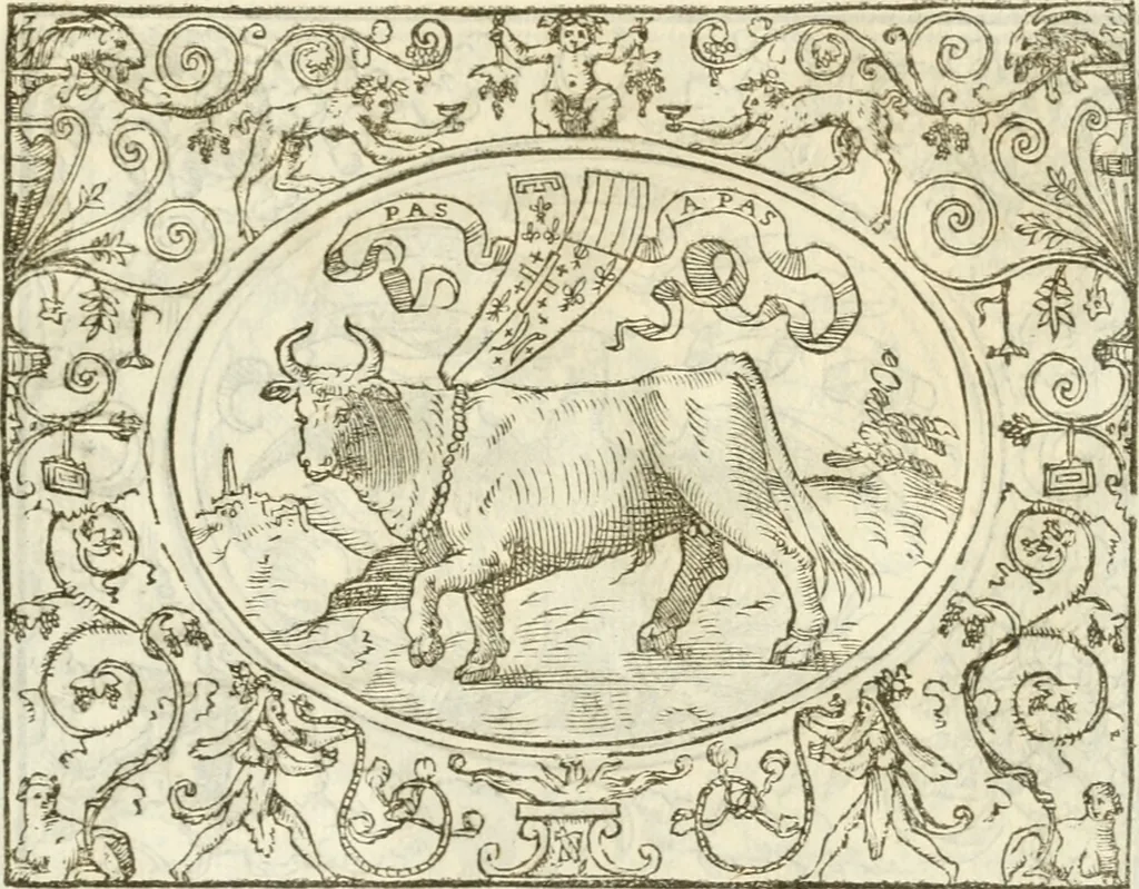 An illustration from Le sententiose imprese ; et, Dialogo, 1560, leaf 24