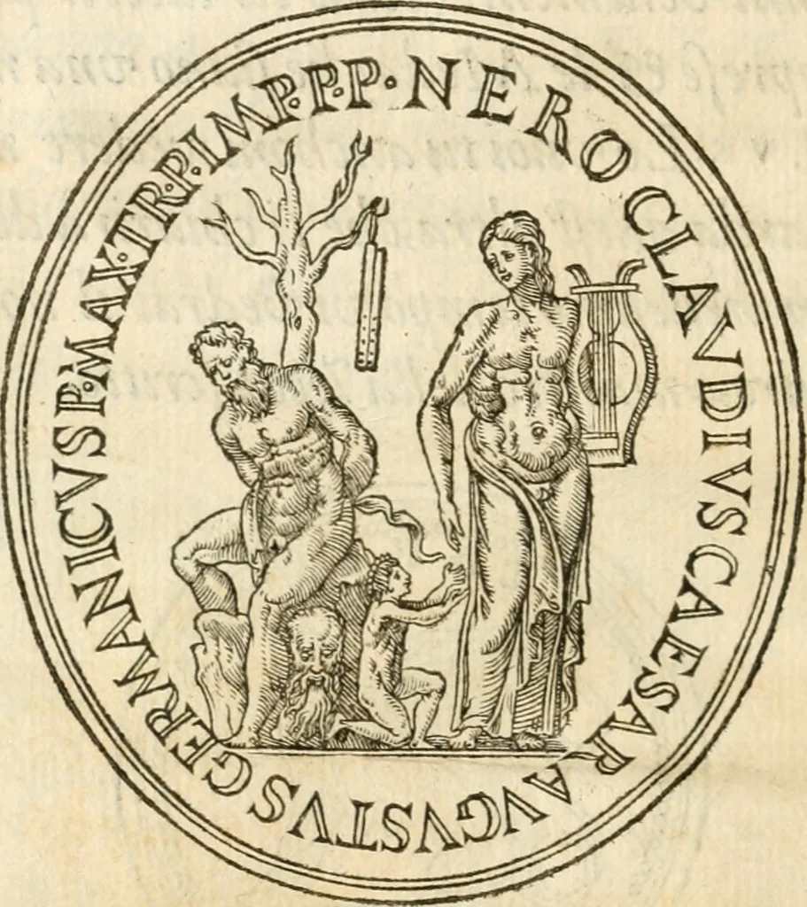 An illustration from Le sententiose imprese ; et, Dialogo, 1560, leaf 243