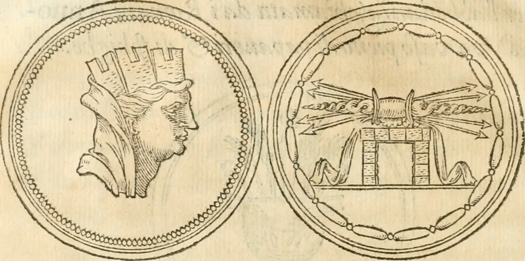 An illustration from Le sententiose imprese ; et, Dialogo, 1560, leaf 247