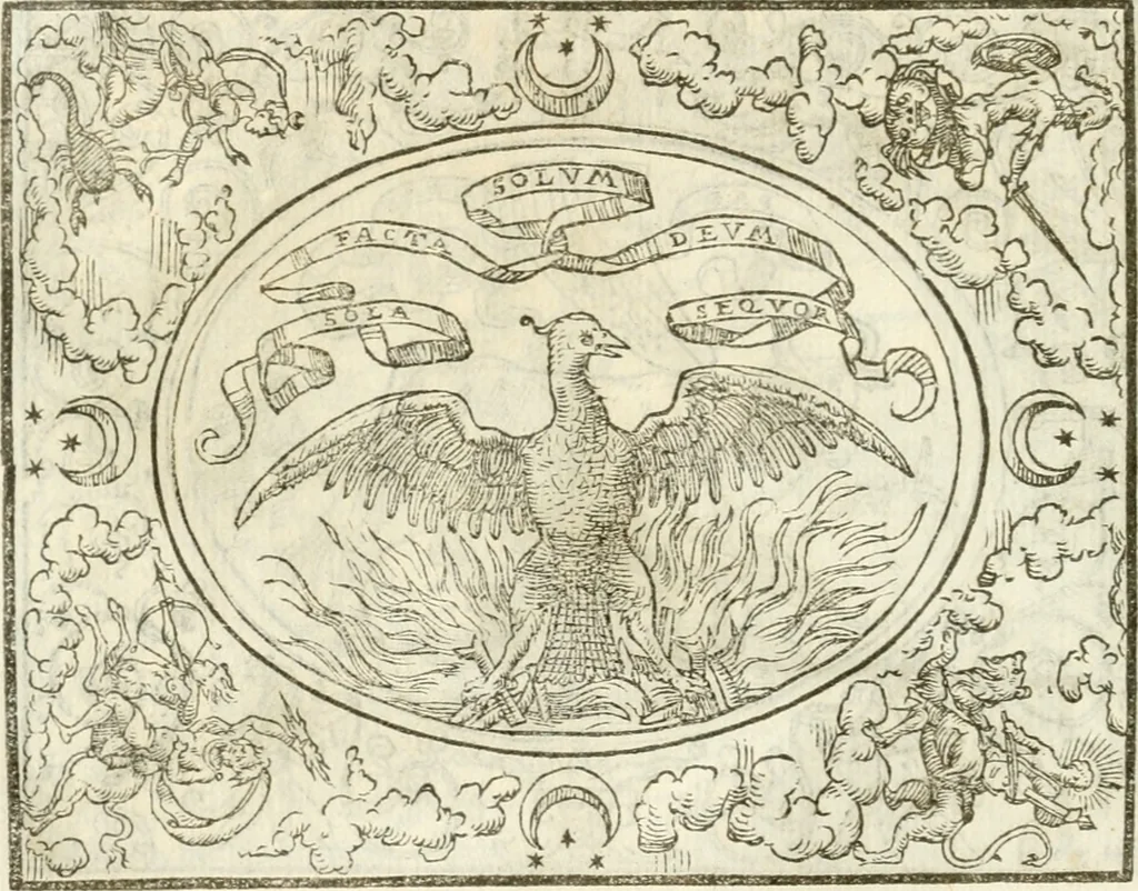 An illustration from Le sententiose imprese ; et, Dialogo, 1560, leaf 25