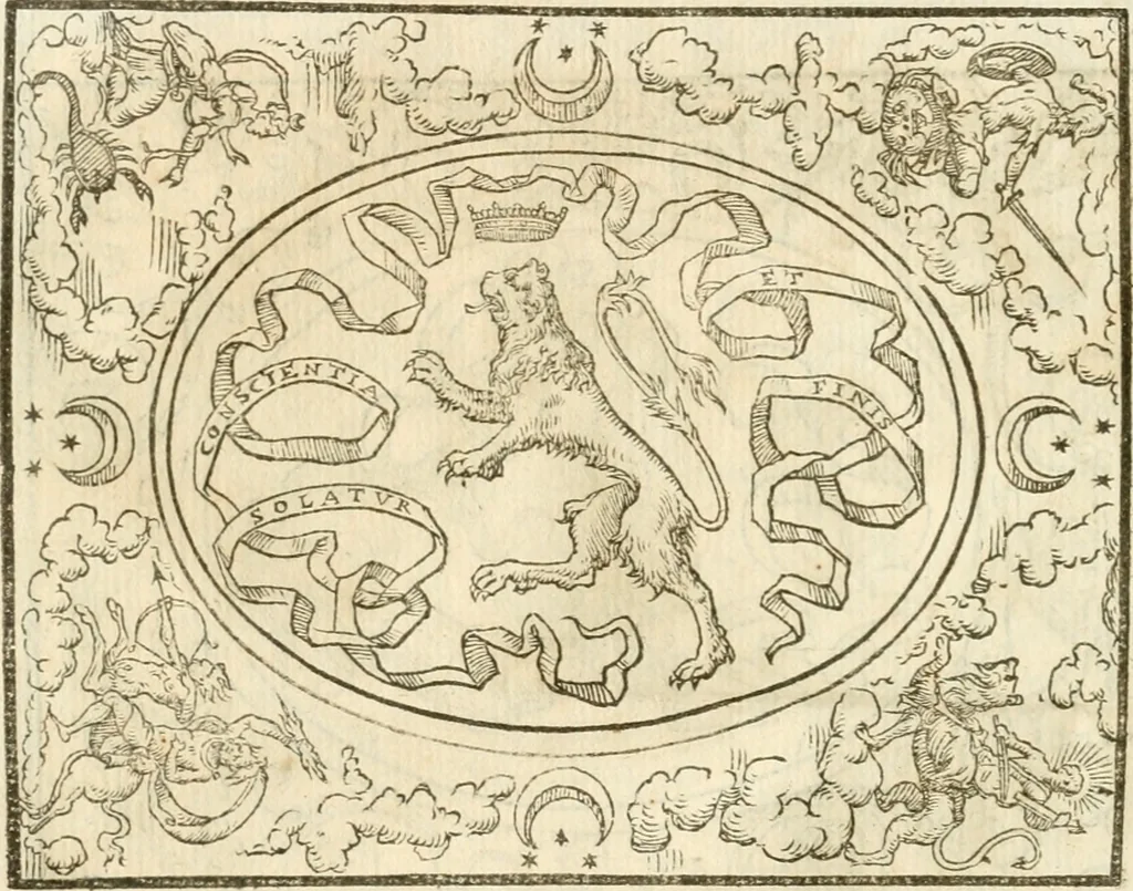 An illustration from Le sententiose imprese ; et, Dialogo, 1560, leaf 33