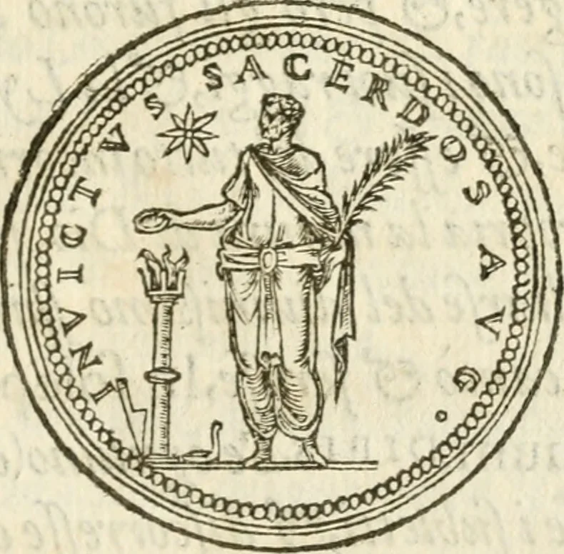 An illustration from Le sententiose imprese ; et, Dialogo, 1560, leaf 346