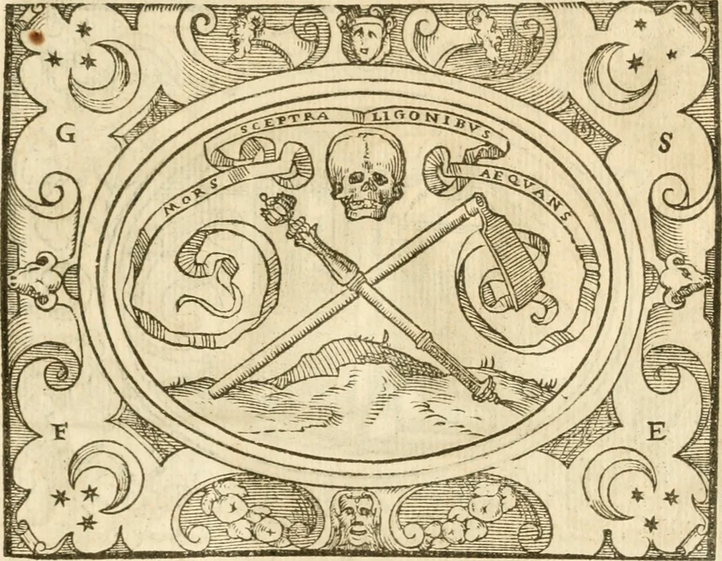 An illustration from Le sententiose imprese ; et, Dialogo, 1560, leaf 50