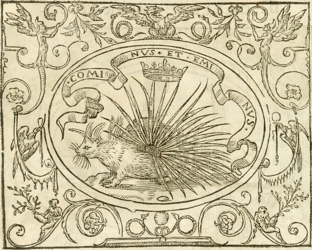 An illustration from Le sententiose imprese ; et, Dialogo, 1560, leaf 57