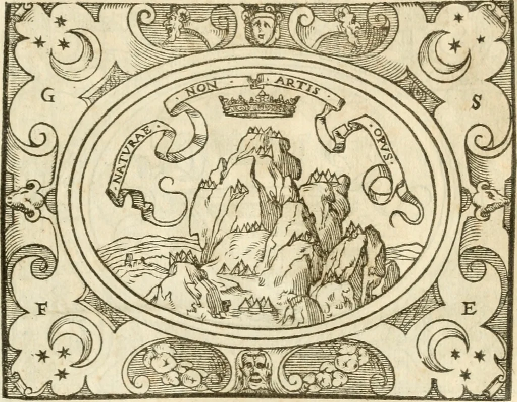An illustration from Le sententiose imprese ; et, Dialogo, 1560, leaf 64