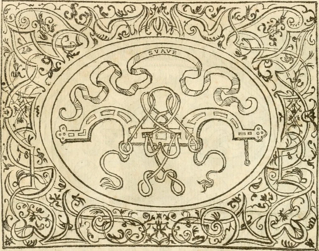 An illustration from Le sententiose imprese ; et, Dialogo, 1560, leaf 67