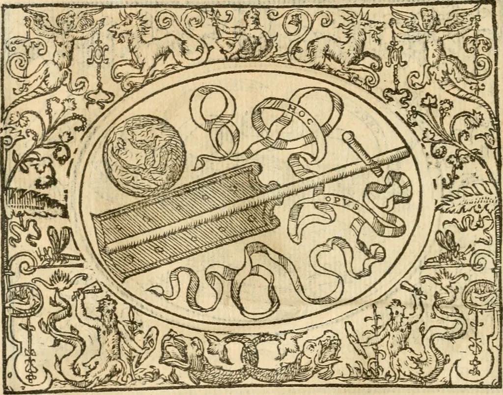An illustration from Le sententiose imprese ; et, Dialogo, 1560, leaf 73