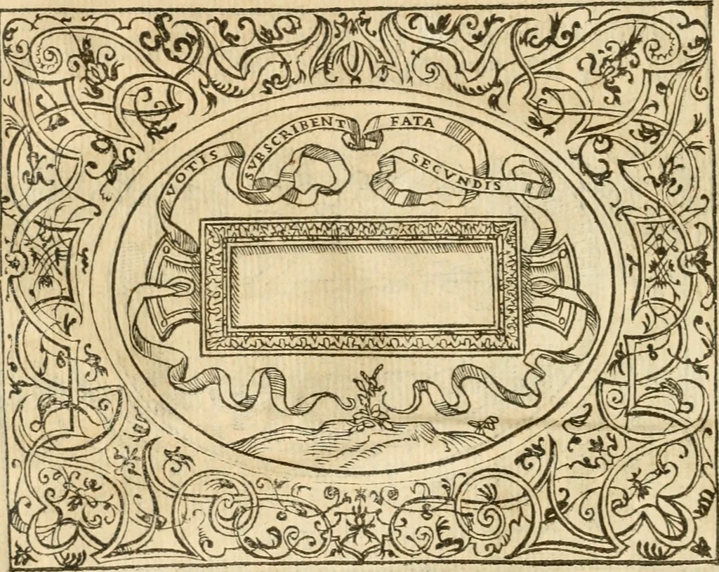 An illustration from Le sententiose imprese ; et, Dialogo, 1560, leaf 75