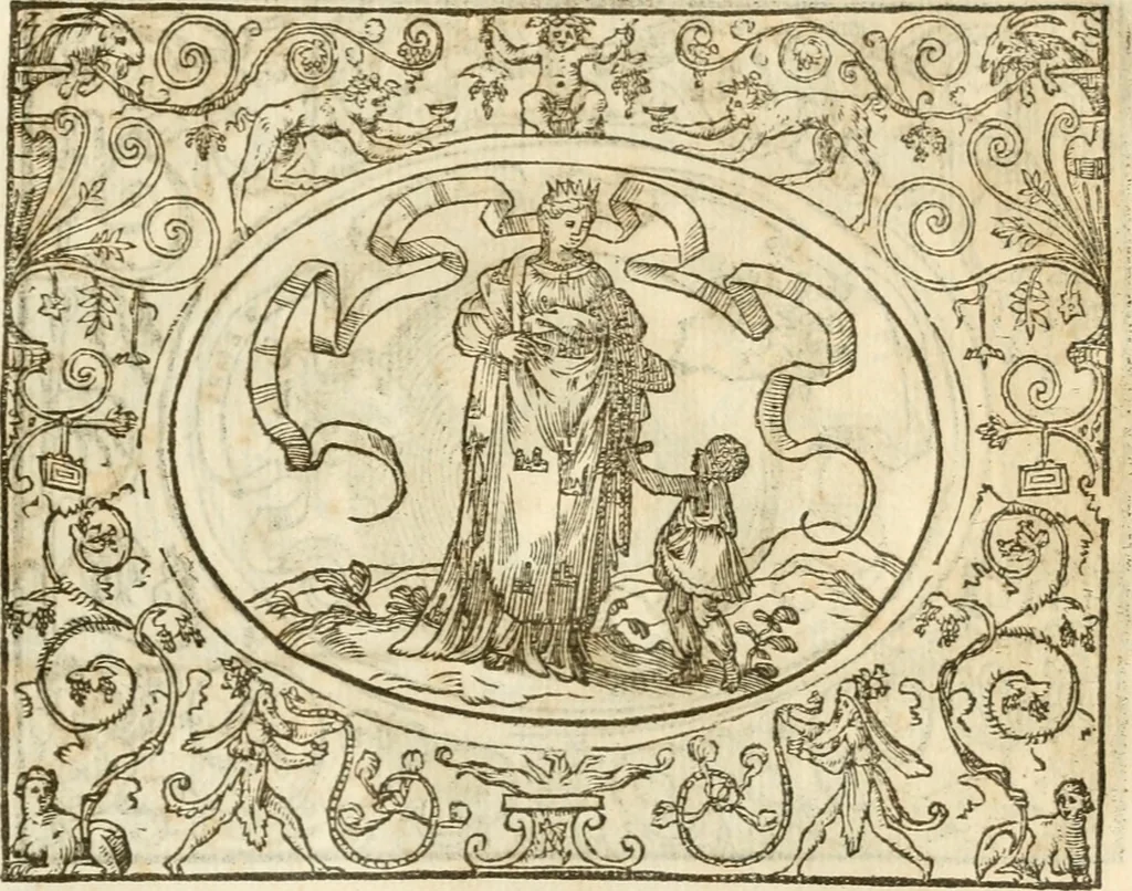 An illustration from Le sententiose imprese ; et, Dialogo, 1560, leaf 78