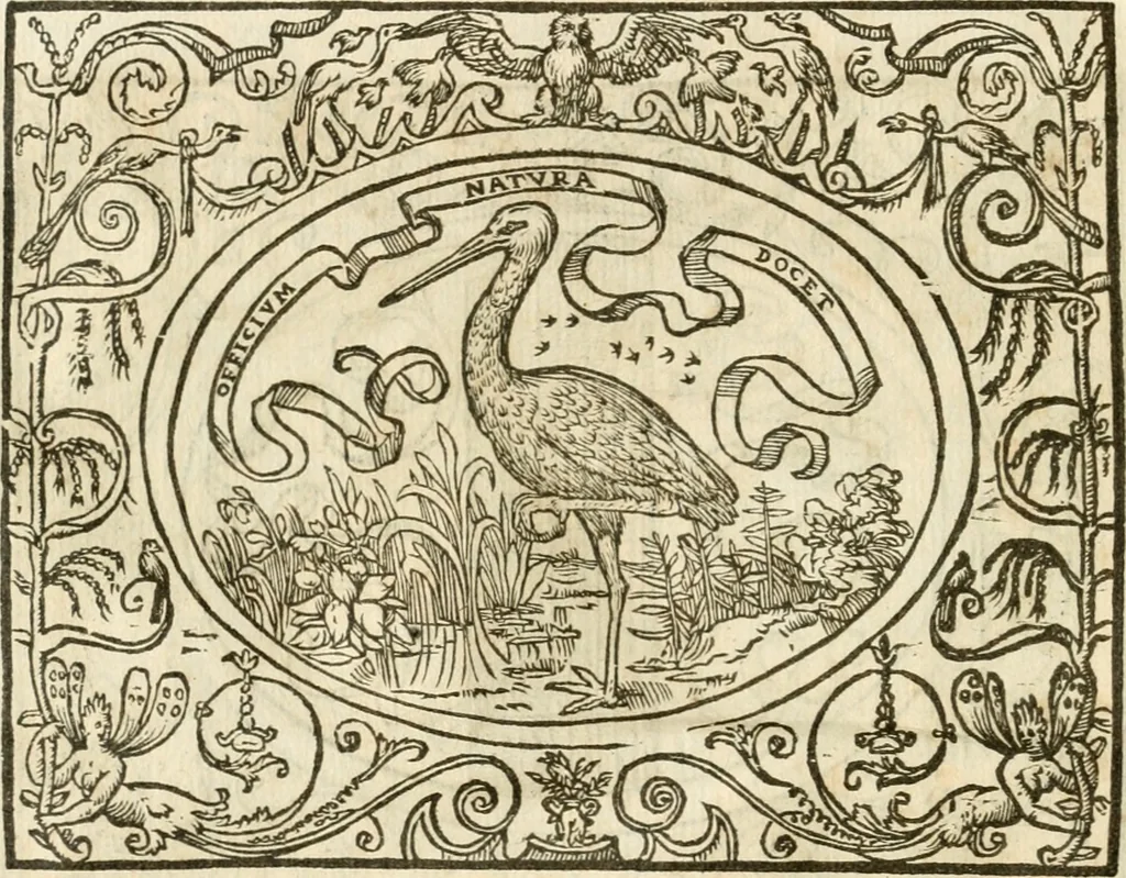 An illustration from Le sententiose imprese ; et, Dialogo, 1560, leaf 91