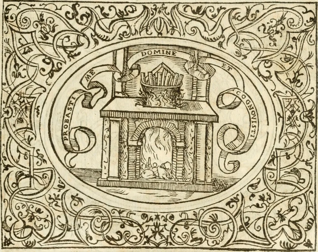 An illustration from Le sententiose imprese ; et, Dialogo, 1560, leaf 92