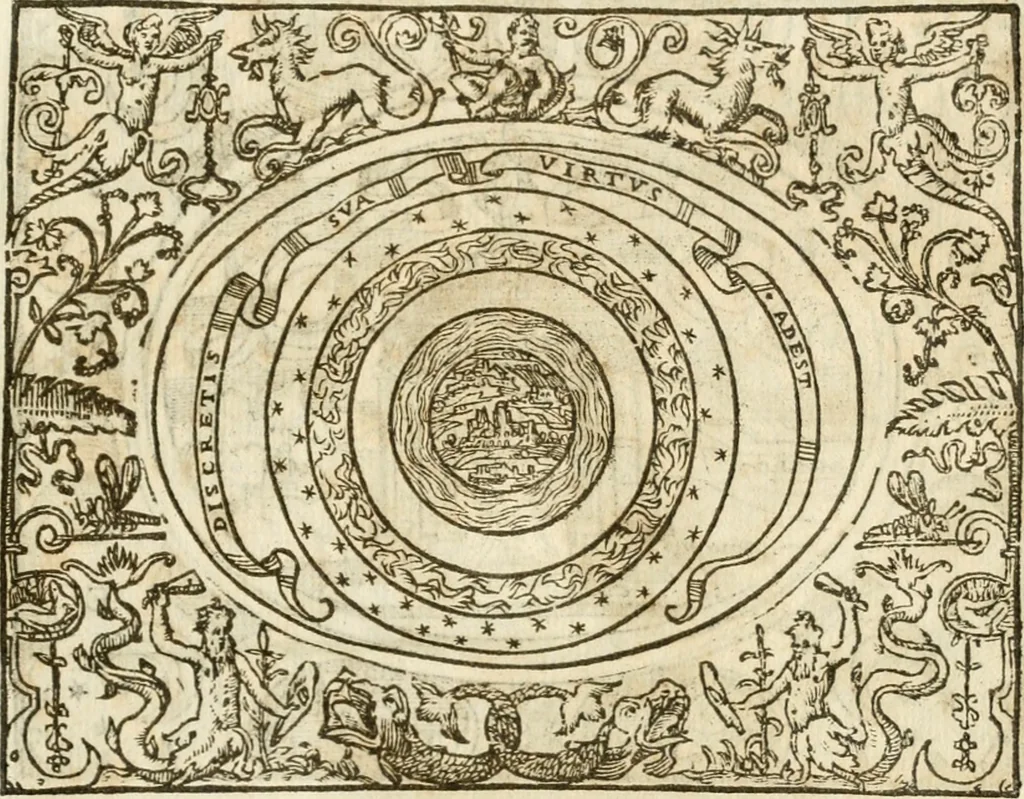 An illustration from Le sententiose imprese ; et, Dialogo, 1560, leaf 94
