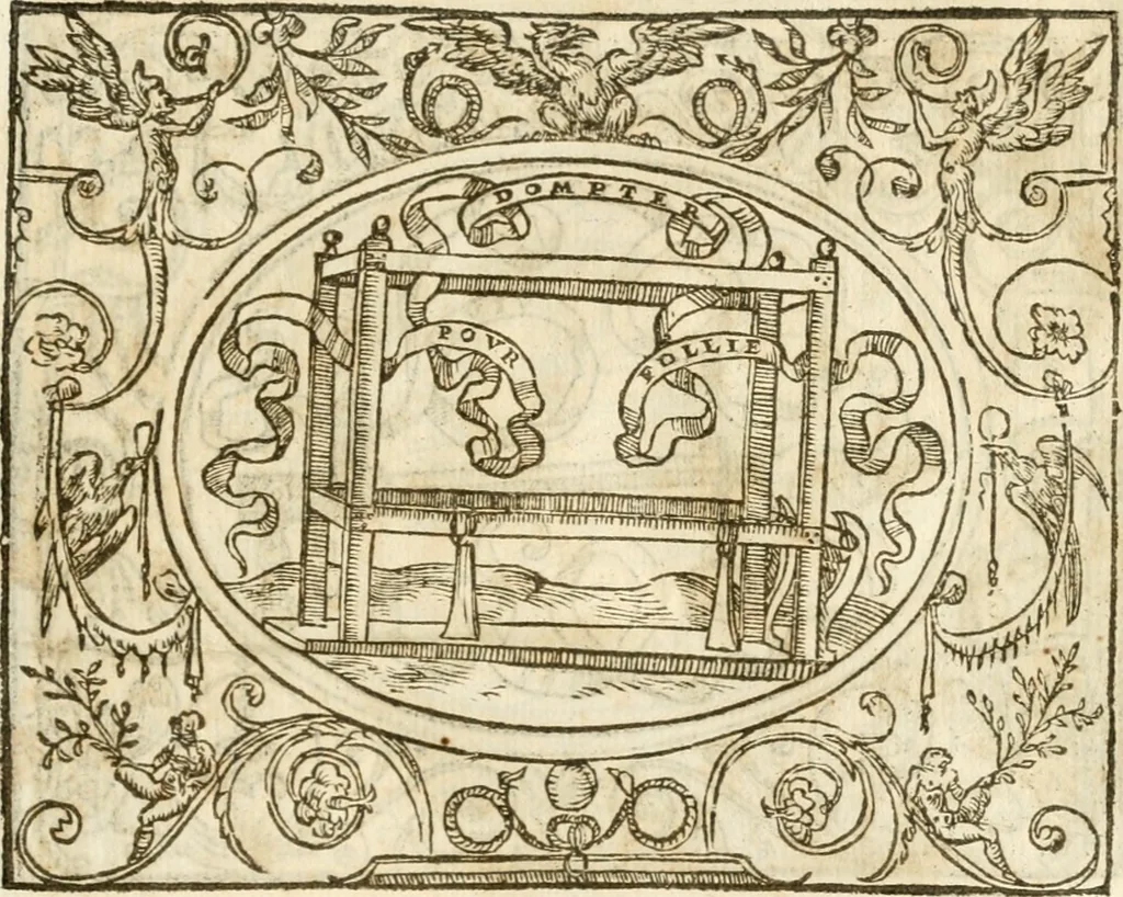 An illustration from Le sententiose imprese ; et, Dialogo, 1560, leaf 98