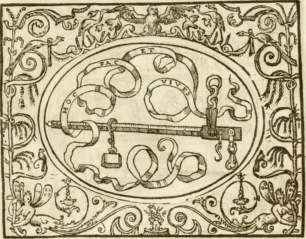 An illustration from Le sententiose imprese ; et, Dialogo, 1560, leaf 99