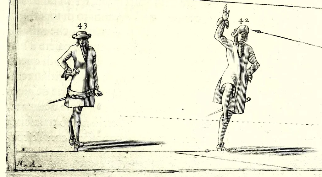 An illustration from L'esercizio accademico di picca, 1688, leaf 117
