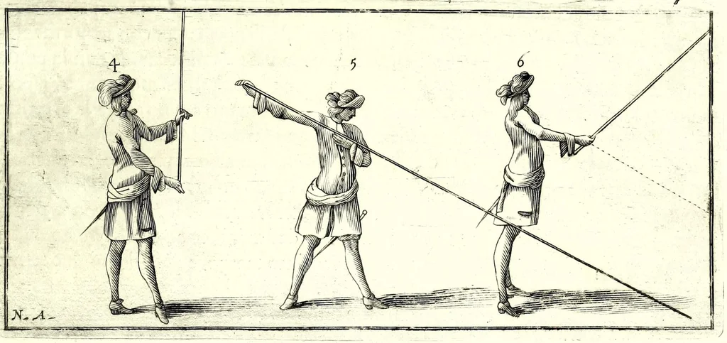 An illustration from L'esercizio accademico di picca, 1688, leaf 27