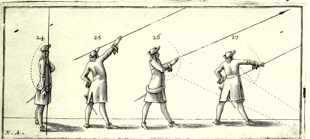 An illustration from L'esercizio accademico di picca, 1688, leaf 39