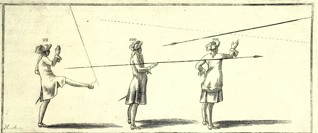 An illustration from L'esercizio accademico di picca, 1688, leaf 85