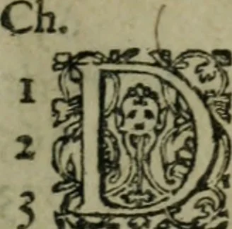 An illustration from Les essais, 1602, leaf 10