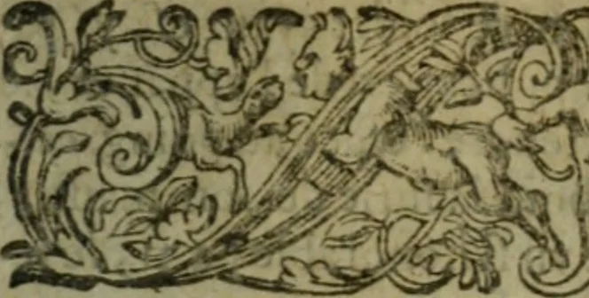 An illustration from Les essais, 1602, leaf 12