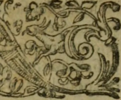 An illustration from Les essais, 1602, leaf 12
