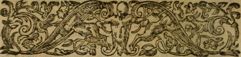 An illustration from Les essais, 1602, leaf 725