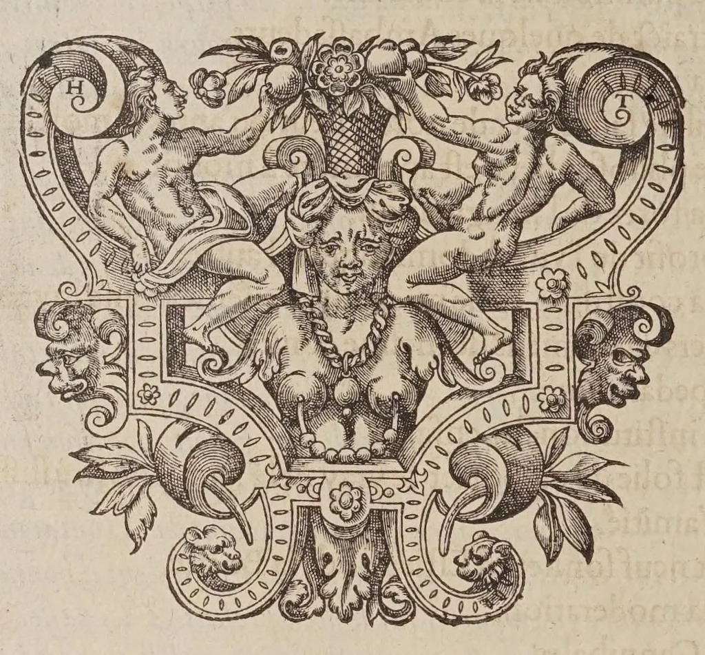 An illustration from Les essais de Michel seignevr de Montaigne, 1595, leaf 30