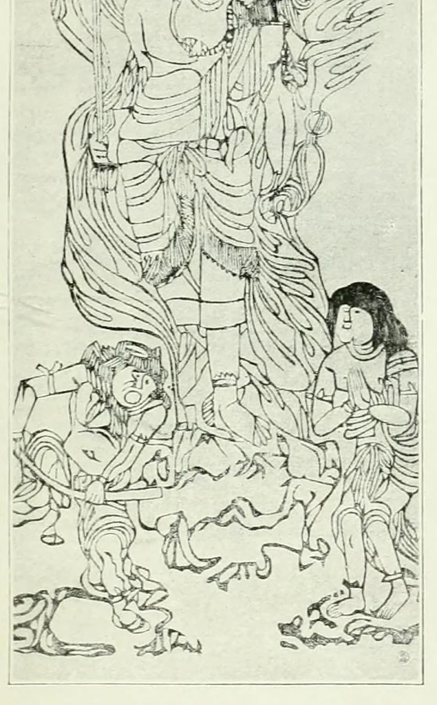 An illustration from Les estampes japonaises. Traduction de P. André Lemoisne, 1911, leaf 23